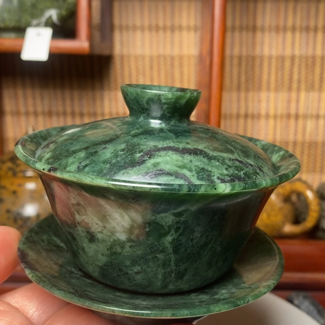 藏玉药王石福利款盖碗150cc