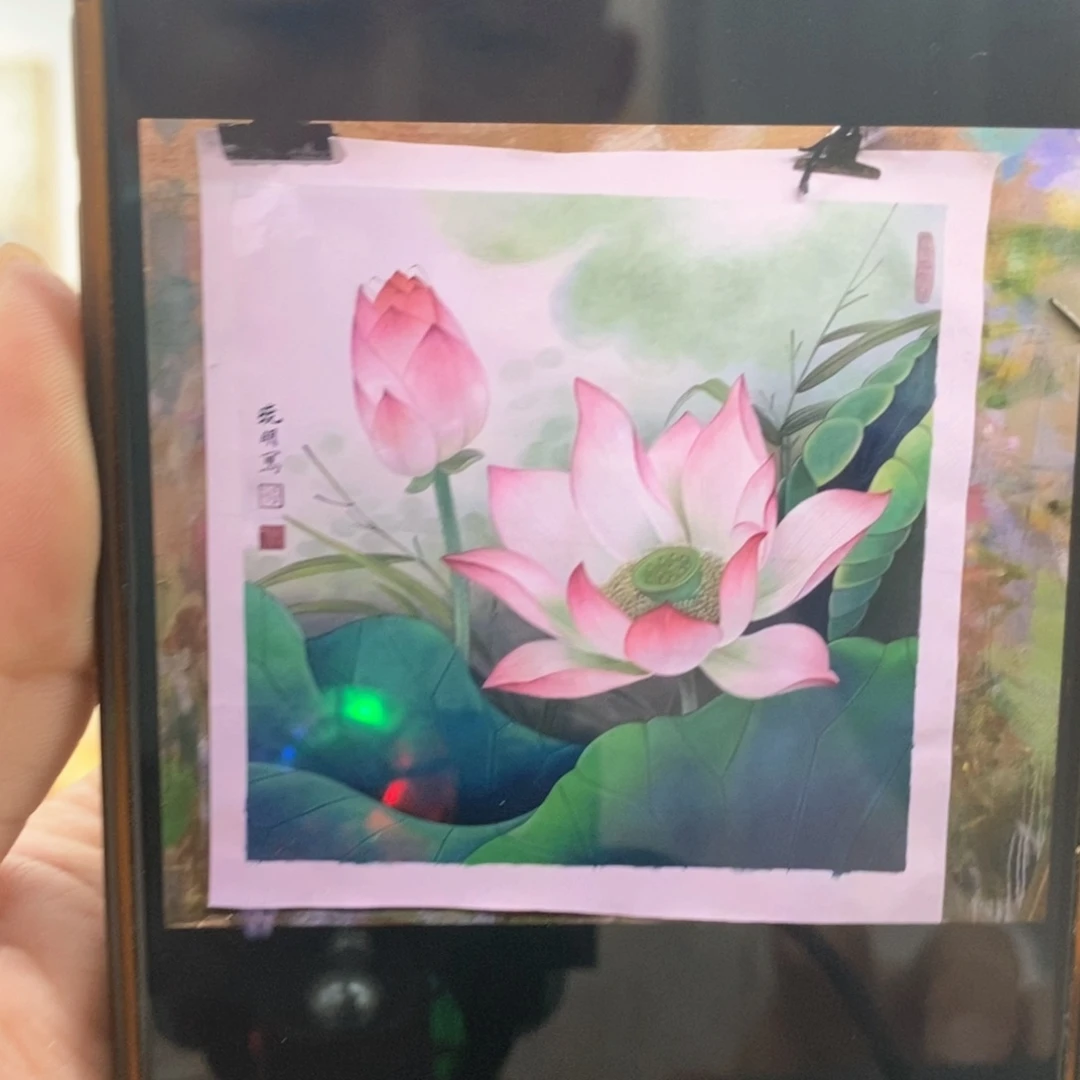 竖款用****8荷花66-66实木6