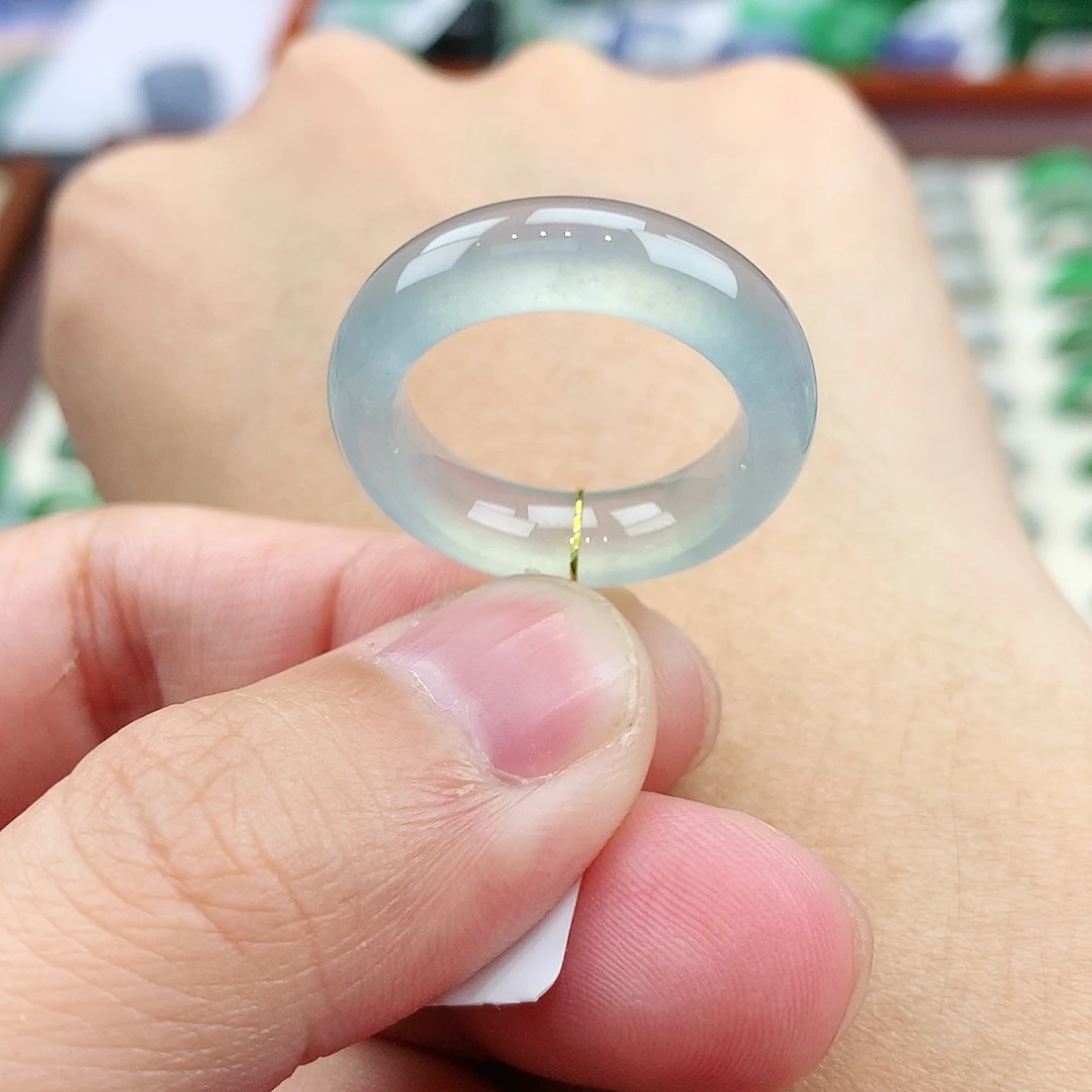 翡翠未镶嵌戒指15号