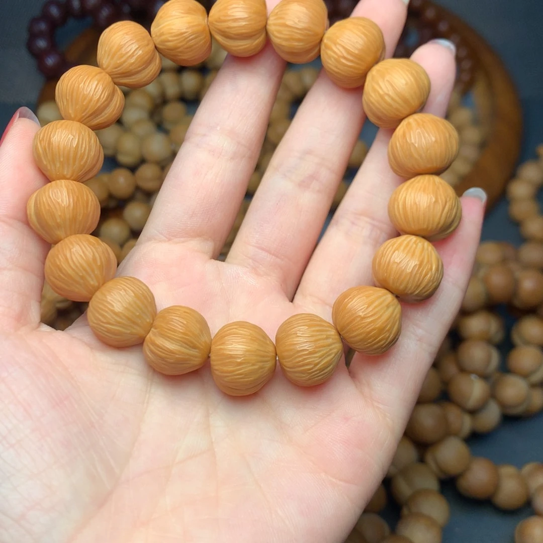 猴头核桃手串皮**视屁桃13.8