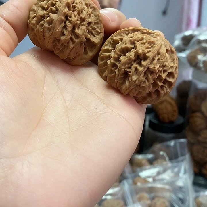 文玩核桃把件43老款狮子头