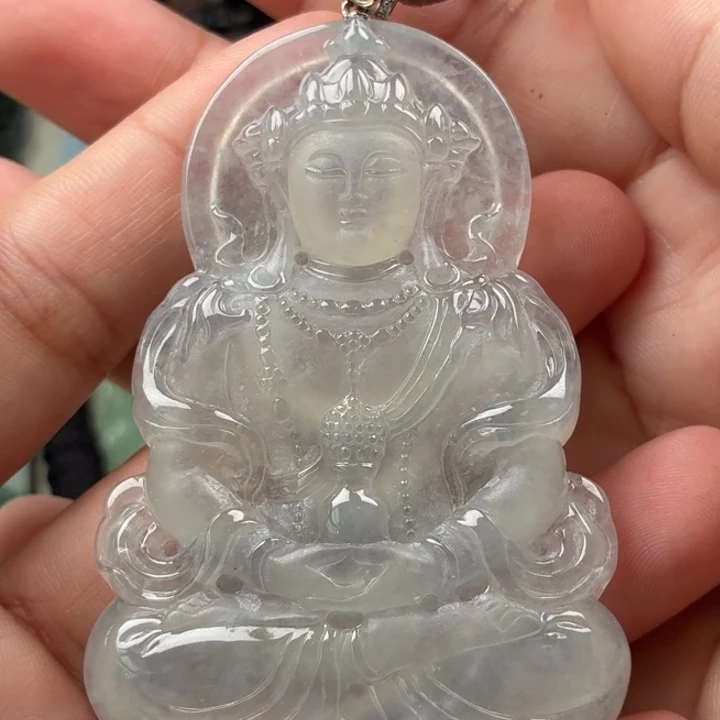 翡翠未镶嵌颈饰天然翡翠a货