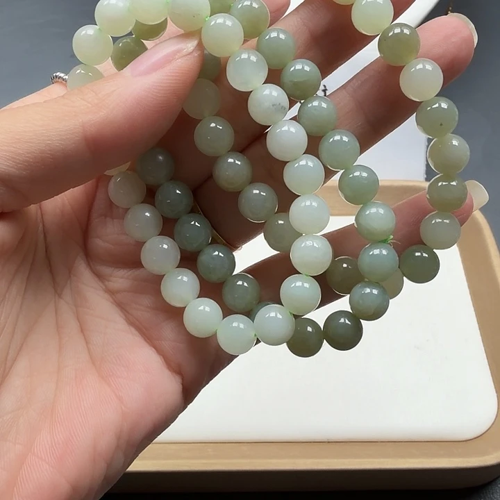 和田玉未镶嵌手链1