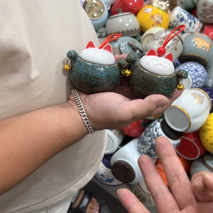瑕疵福利品陶瓷茶叶罐介意勿拍