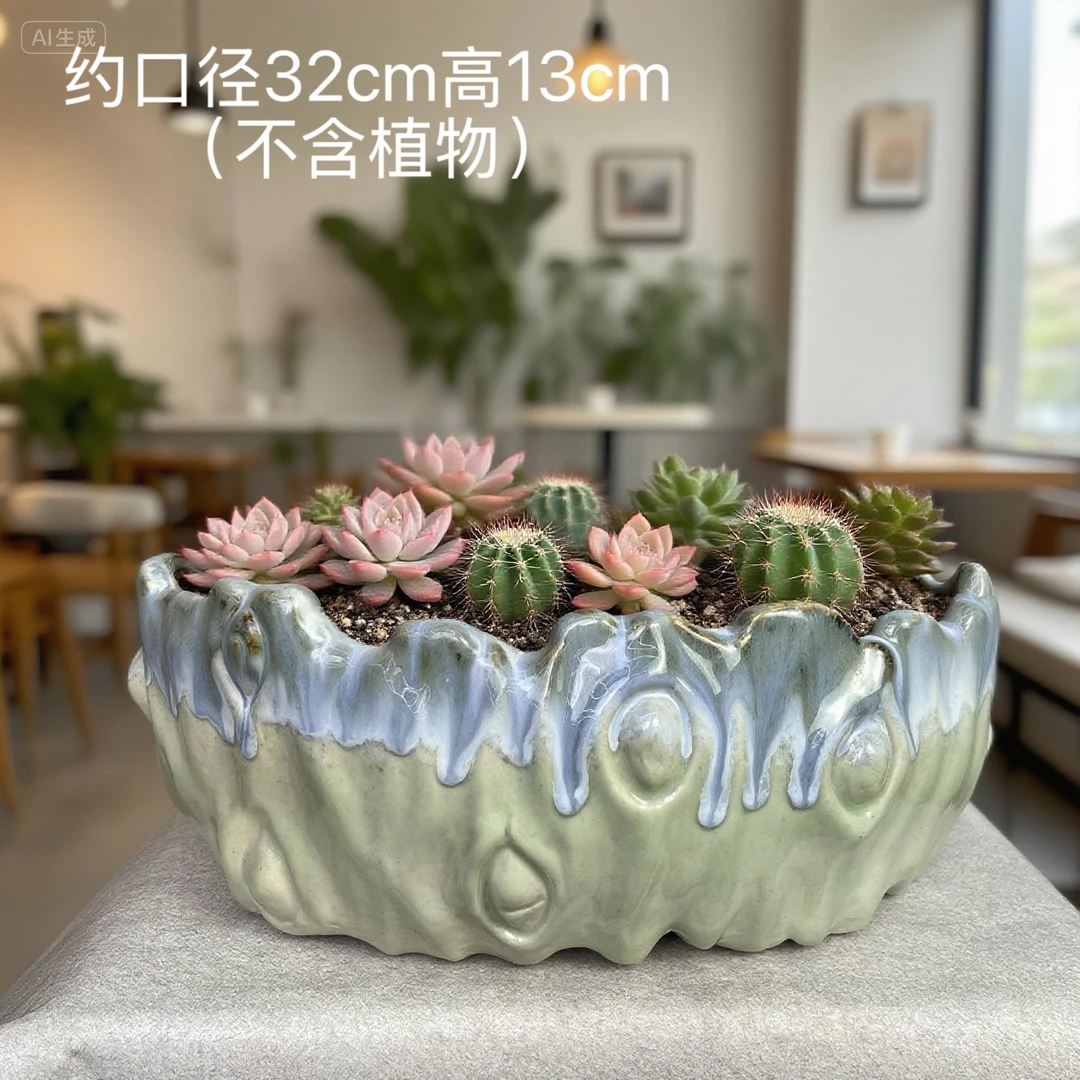 创意大号多肉花盆适合植物拼盆造景盆客厅阳台盆栽