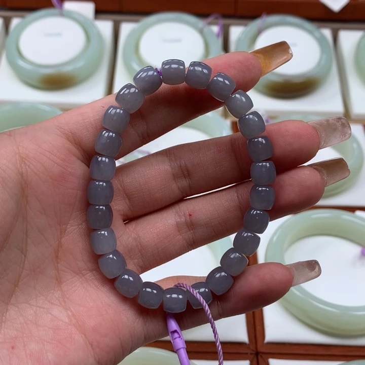 手链未镶嵌和田玉（糖玉）