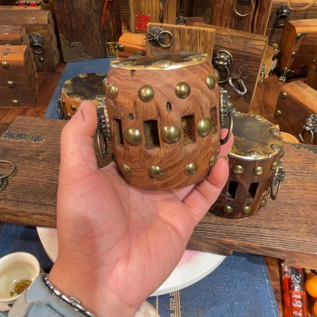 星***河榆木老榆木手工摆件