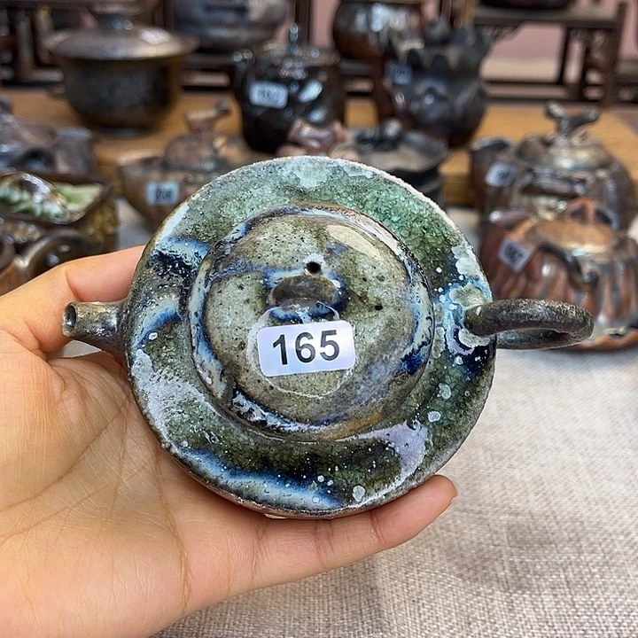 裸柴烧陶瓷手工茶器