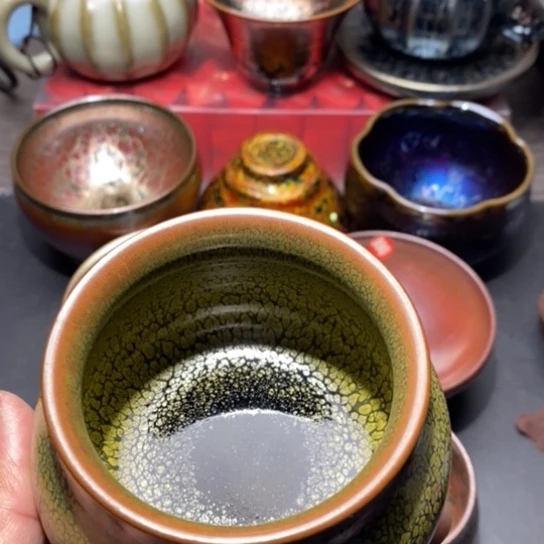 茶盏建盏主人杯茶壶盖碗品茗杯