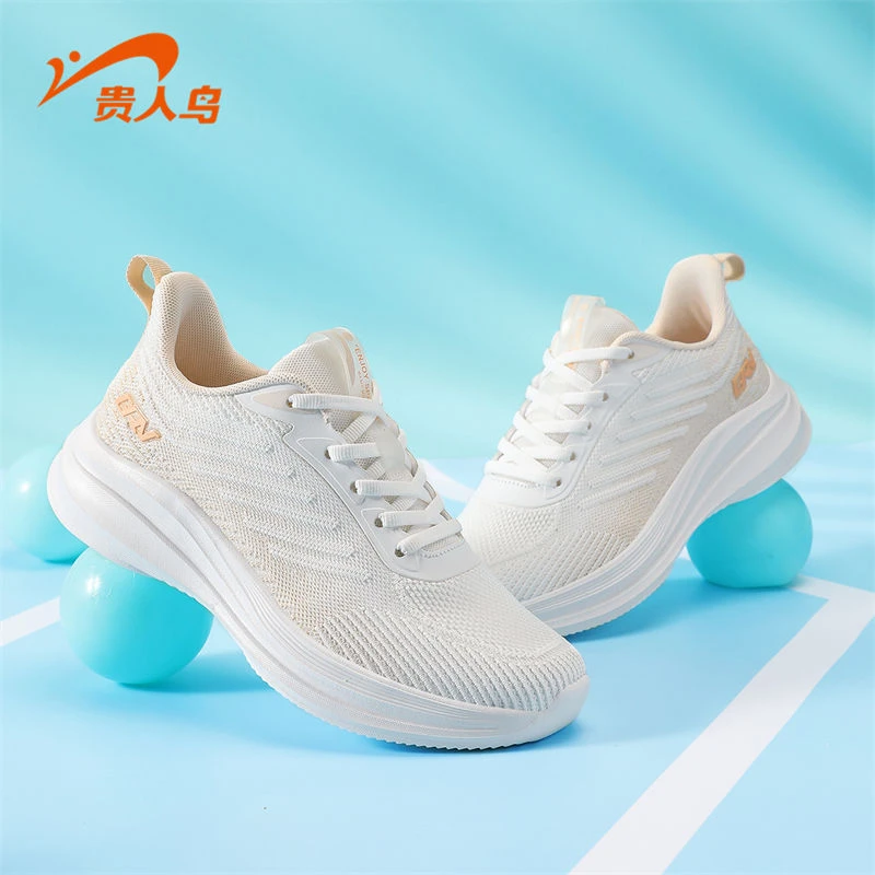 贵人鸟女鞋2024夏季新款运动鞋网面透气软底跑步鞋轻便耐磨慢跑鞋