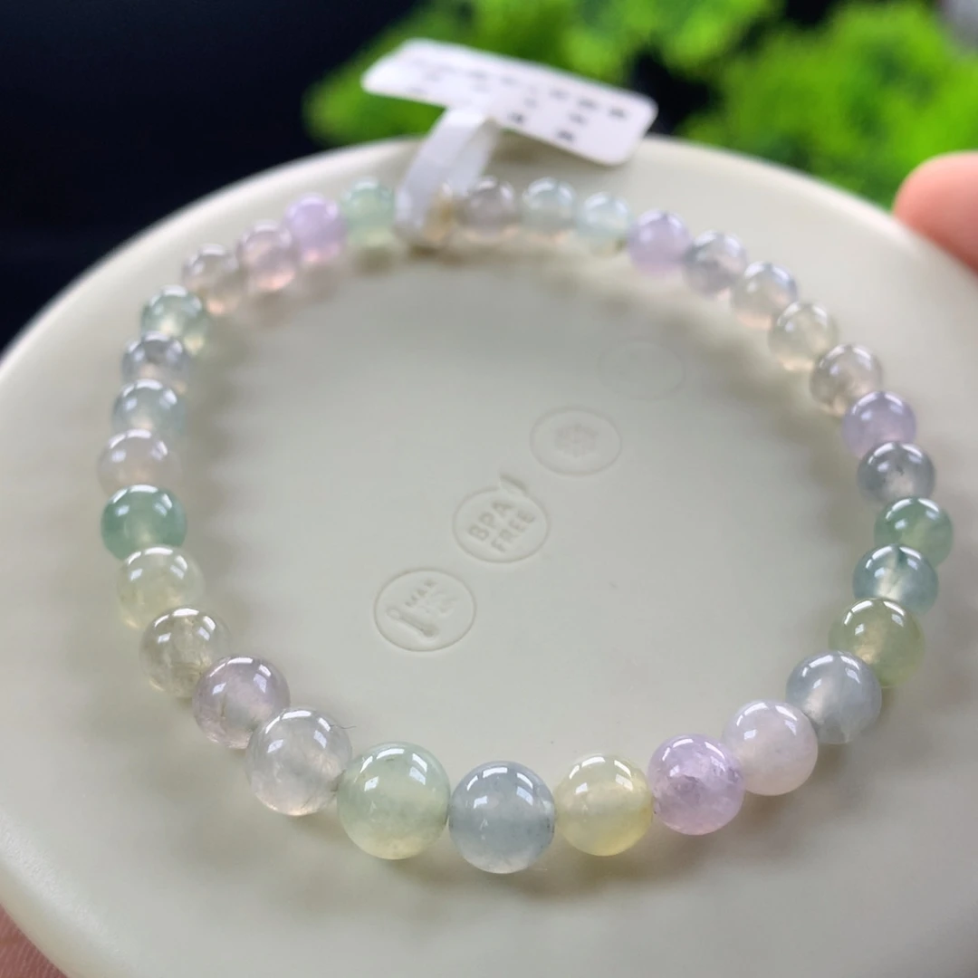 翡翠未镶嵌手链卡5～6.6