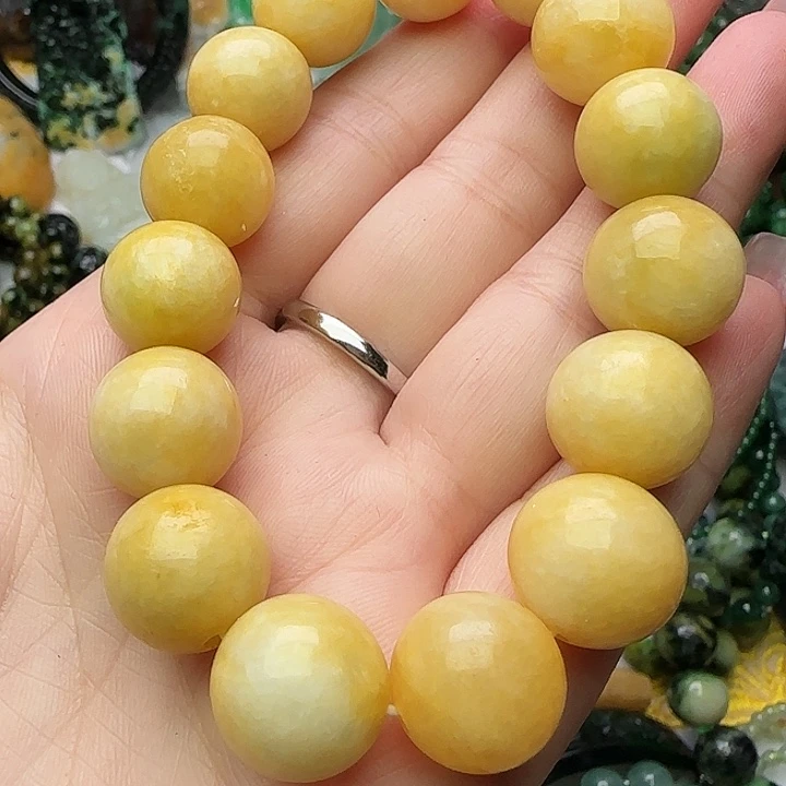 翡翠未镶嵌颈饰天然A货：19