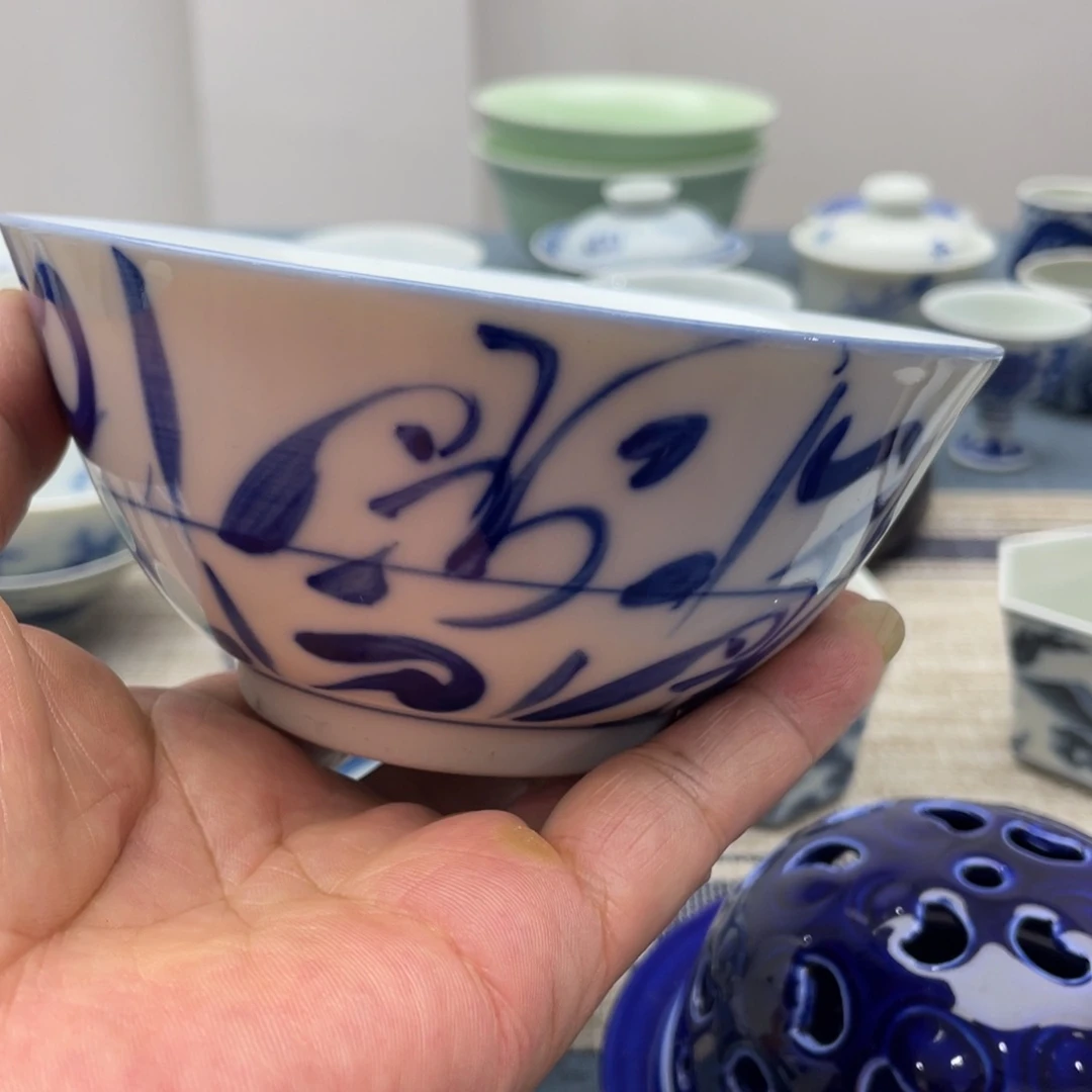 朝***舞杯柴窑全手工工艺制作
