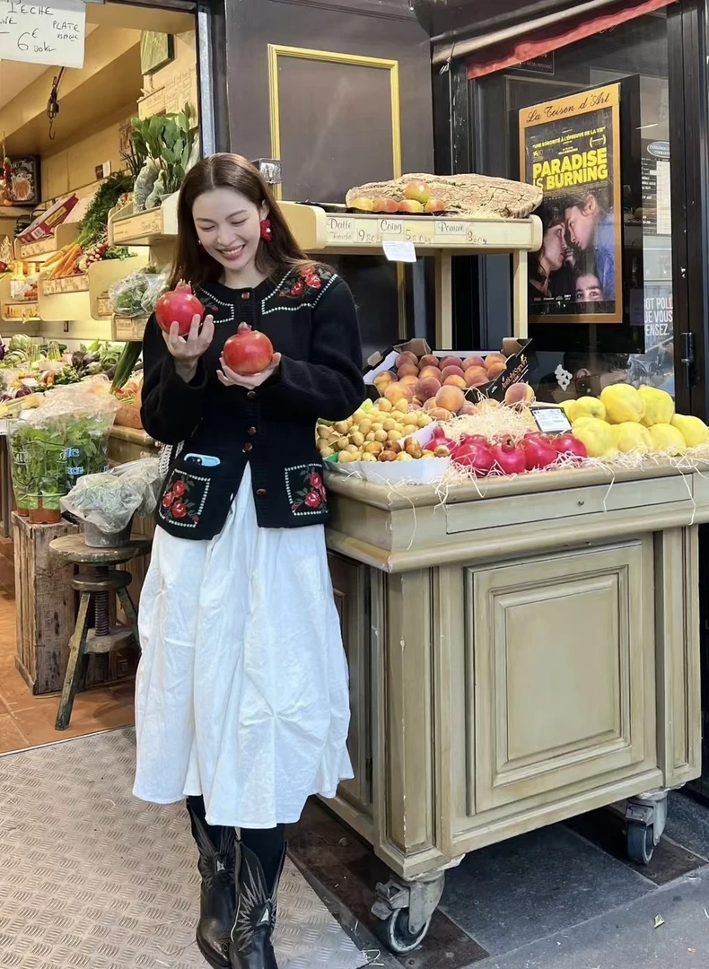 铜合金耳饰 BSU 红山茶花耳钉复古简约3119