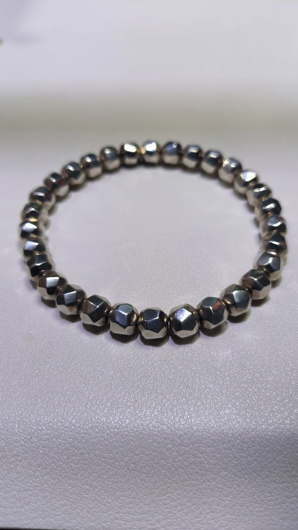 925银手链 925银无相百搭单圈手串，嘎嘎归圆！复古小神器！精工饰品