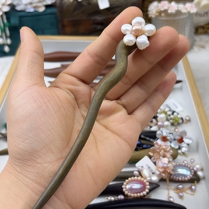 未镶嵌淡水珍珠发饰
