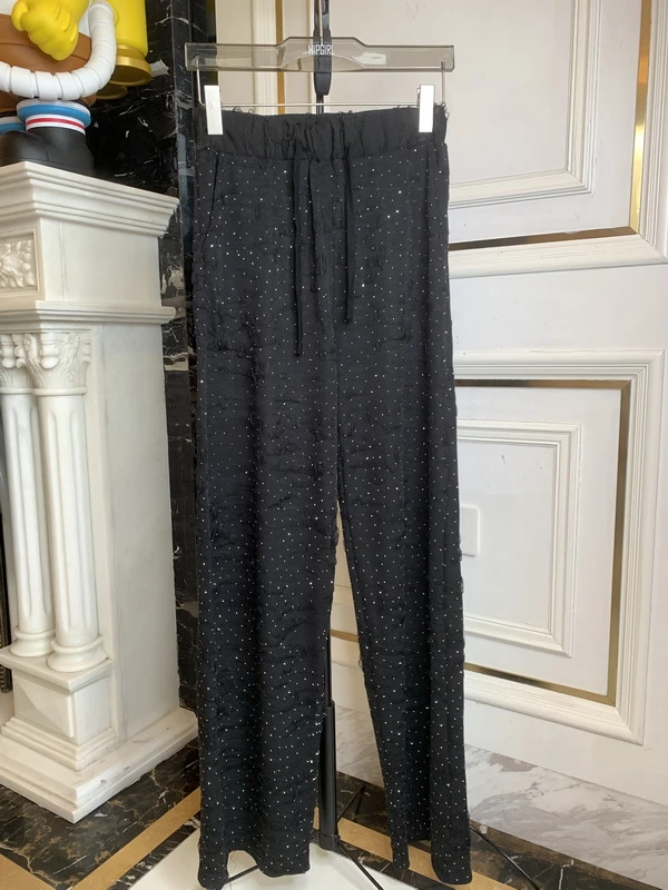 包嫂-【W805黑色裤子闪闪】休闲裤