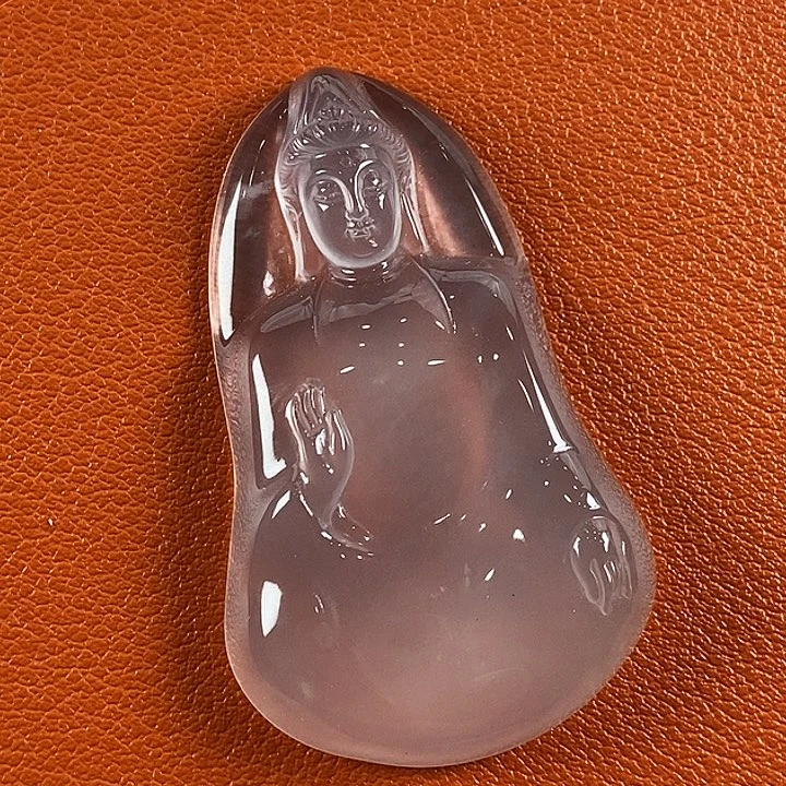 石英质玉未镶嵌吊坠(不含链)