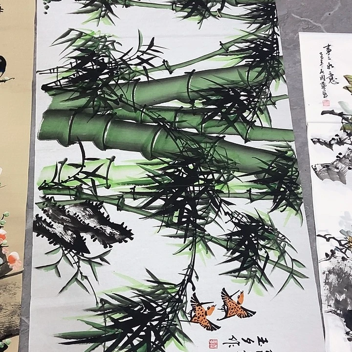 小周画廊的直播间