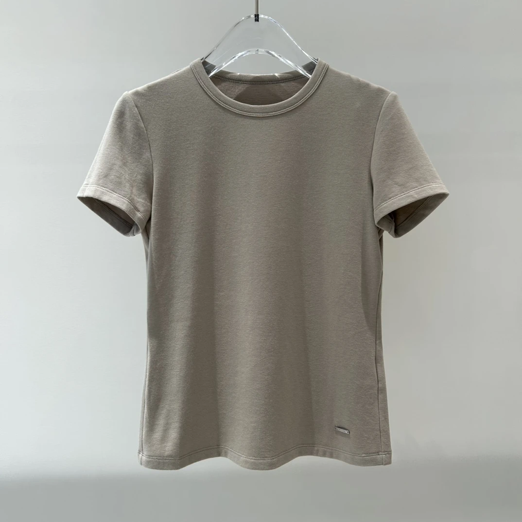 T恤衫-纯色基础款简约圆领短袖B3014