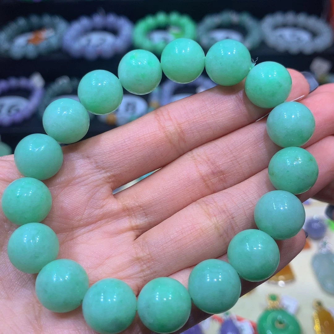 翡翠未镶嵌手链翡翠12