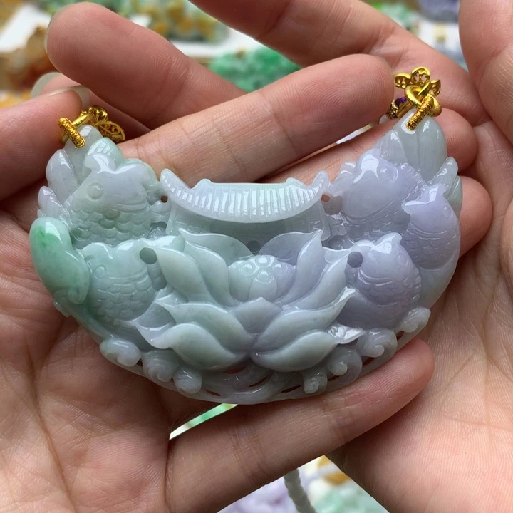 颈饰未镶嵌翡翠翡翠