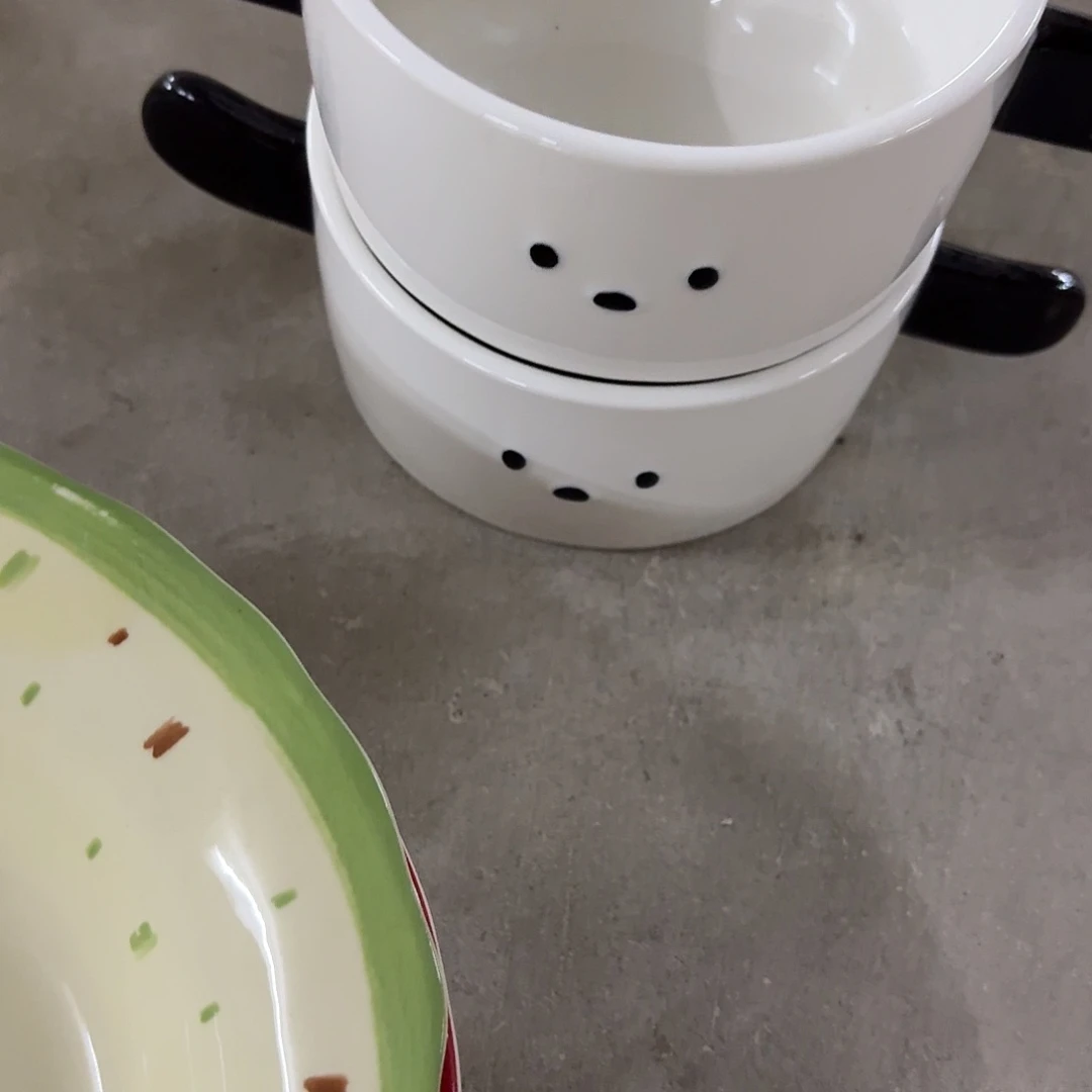 搪瓷微瑕帕恰狗两个
