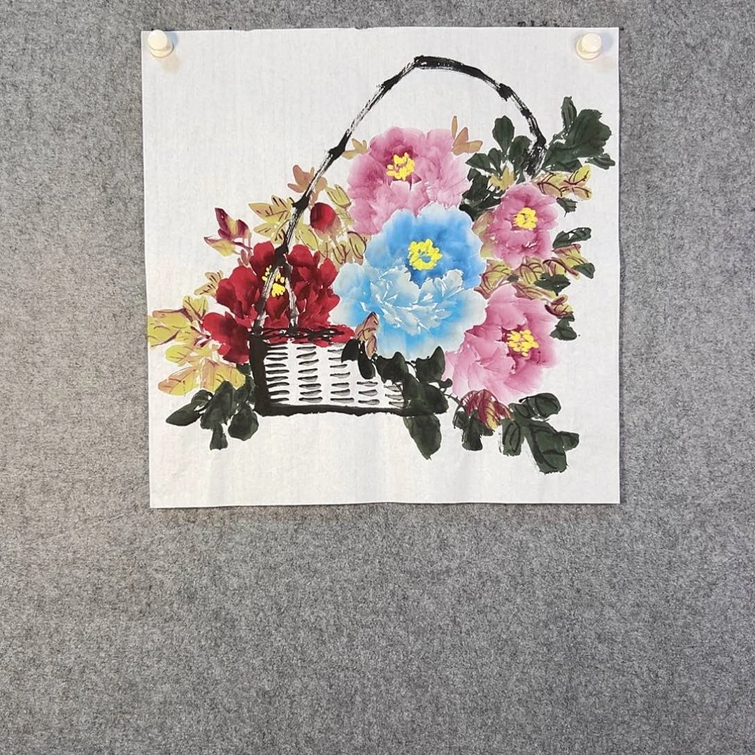 国画122 牡丹花等经济植物和花卉资源