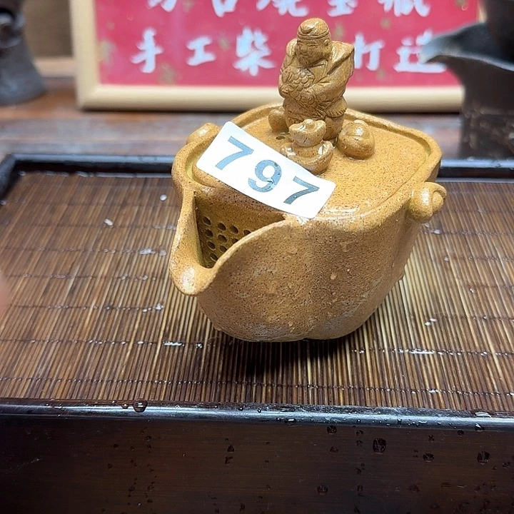 纯手工制作粗陶茶具