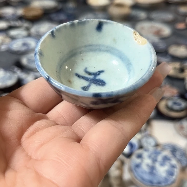 瓷片瓷片茶托喝茶非常不错