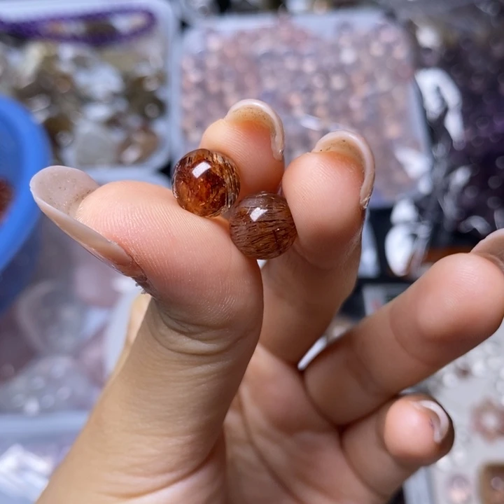 偏***执未镶嵌手链水晶散珠