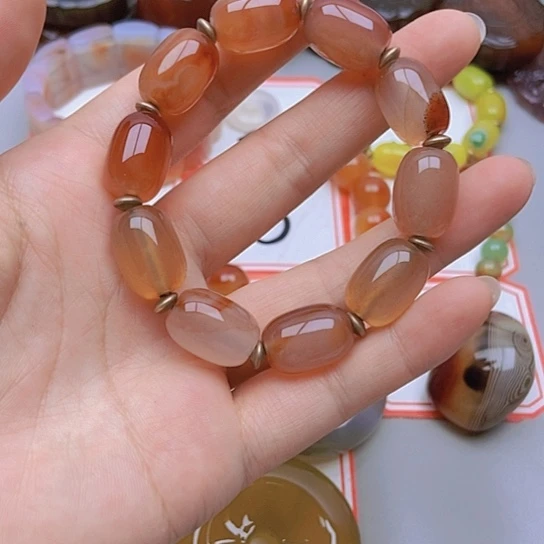 【闪购商品】玛瑙/玉髓未镶嵌珠宝半成品生*