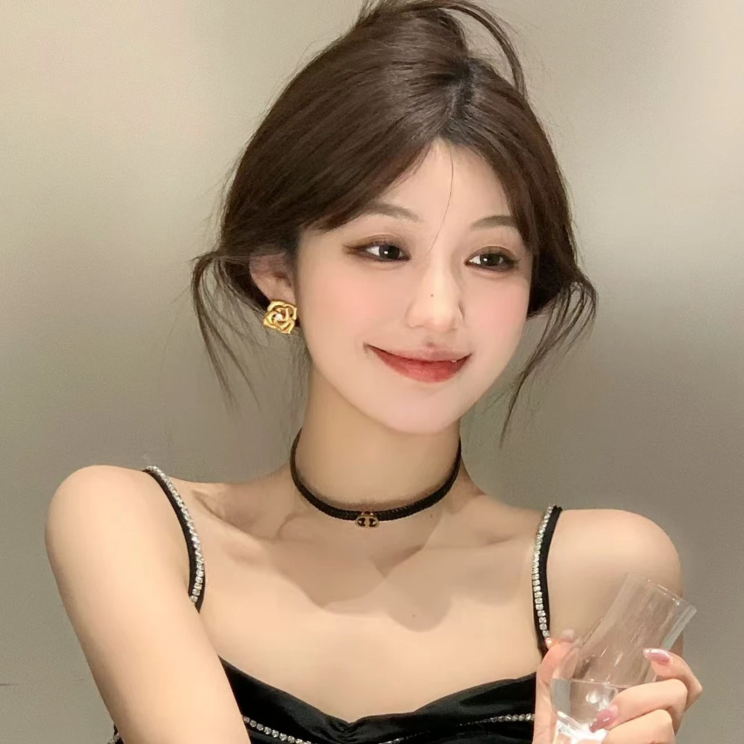 FULL GIRLISH耳环02087千金风轻奢耳钉耳饰