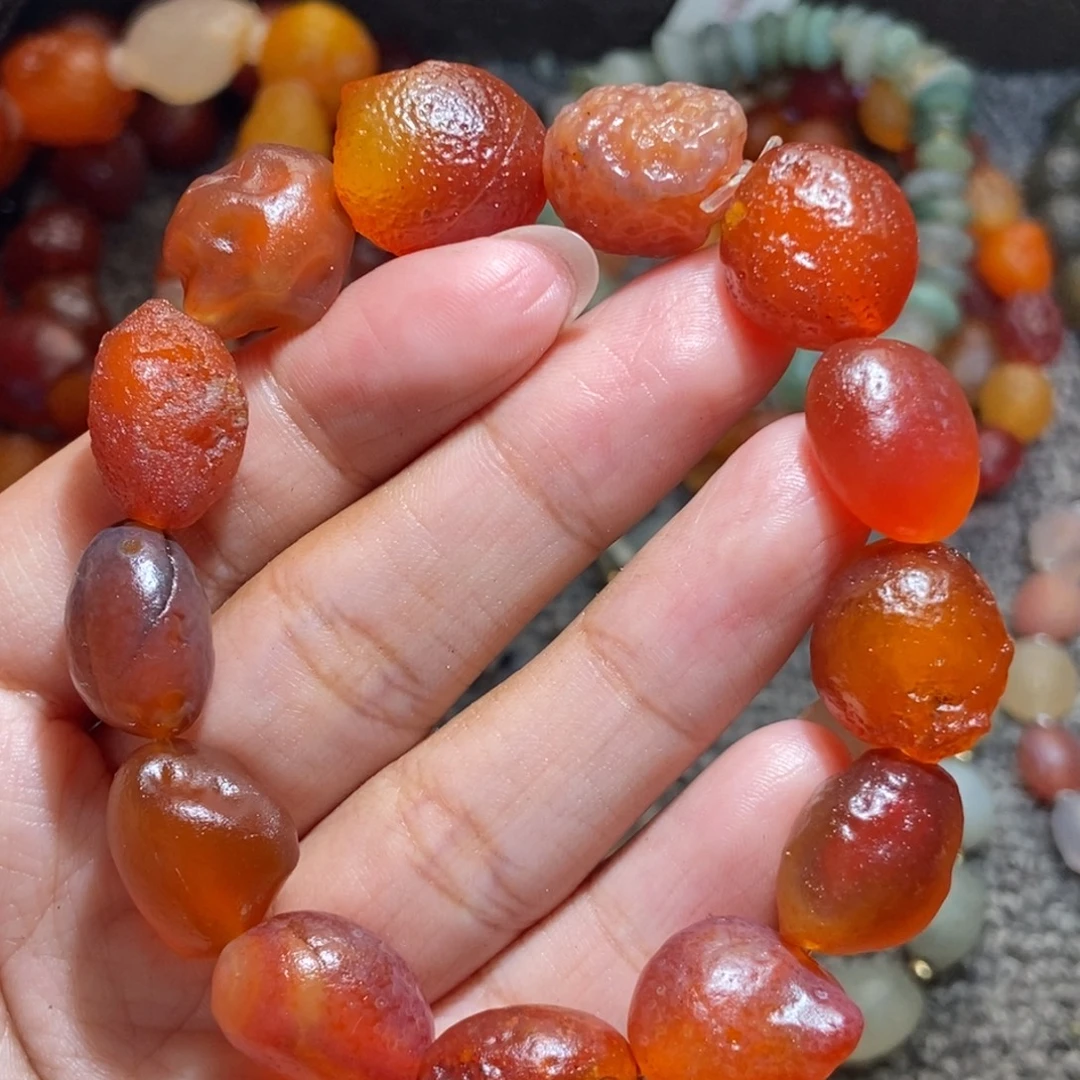 未镶嵌玛瑙/玉髓珠宝半成品