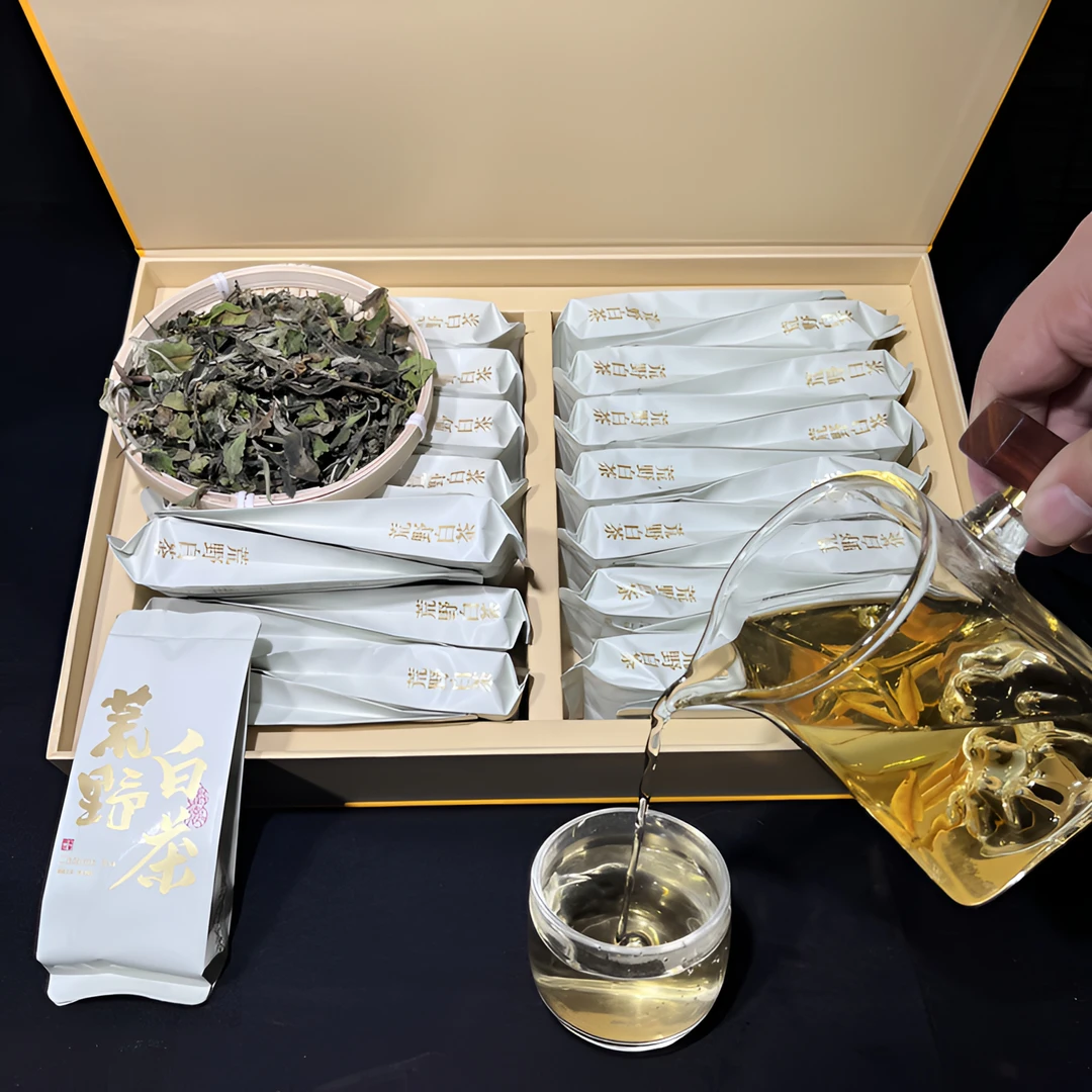 云南早春明前古树白茶手工金俊眉蜜香果香好茶罐装礼盒毫香白毫茶