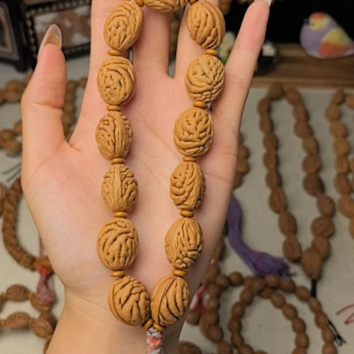 75折！大尺寸碧桃核手串