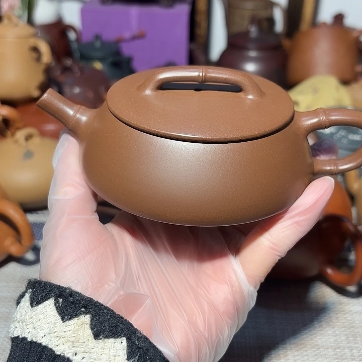 茶壶紫砂原矿宜兴紫砂140cc