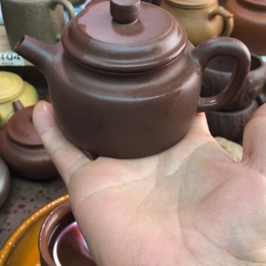 茶壶紫砂低曹青得中160豪升左右