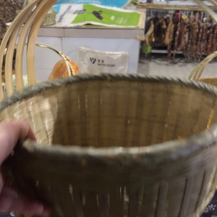 爷爷手工提篮收纳