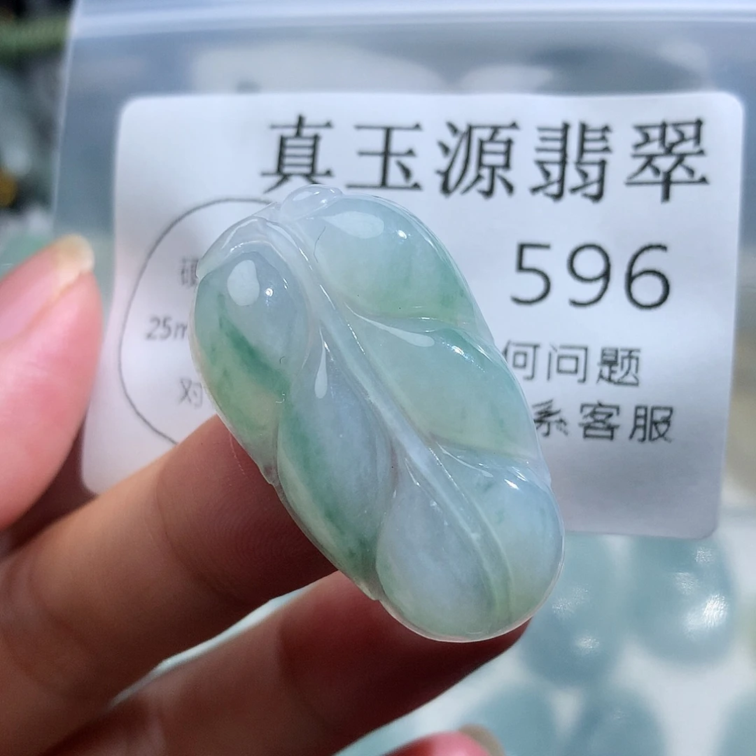 翡翠未镶嵌颈饰596