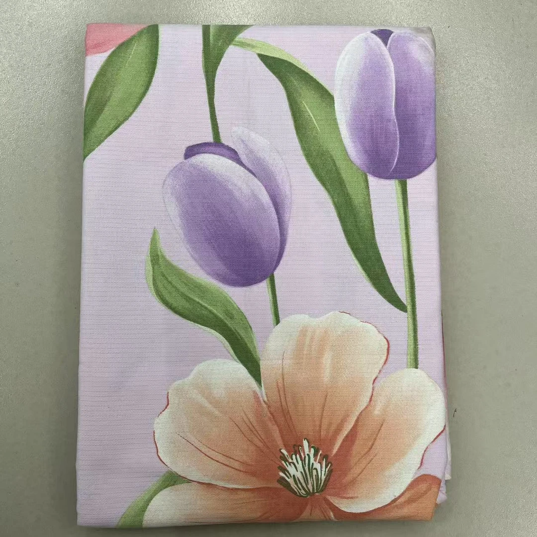 正宗棉小竹鱼骨纹2.3*2.5米100棉纯棉大床单--晨幕花间