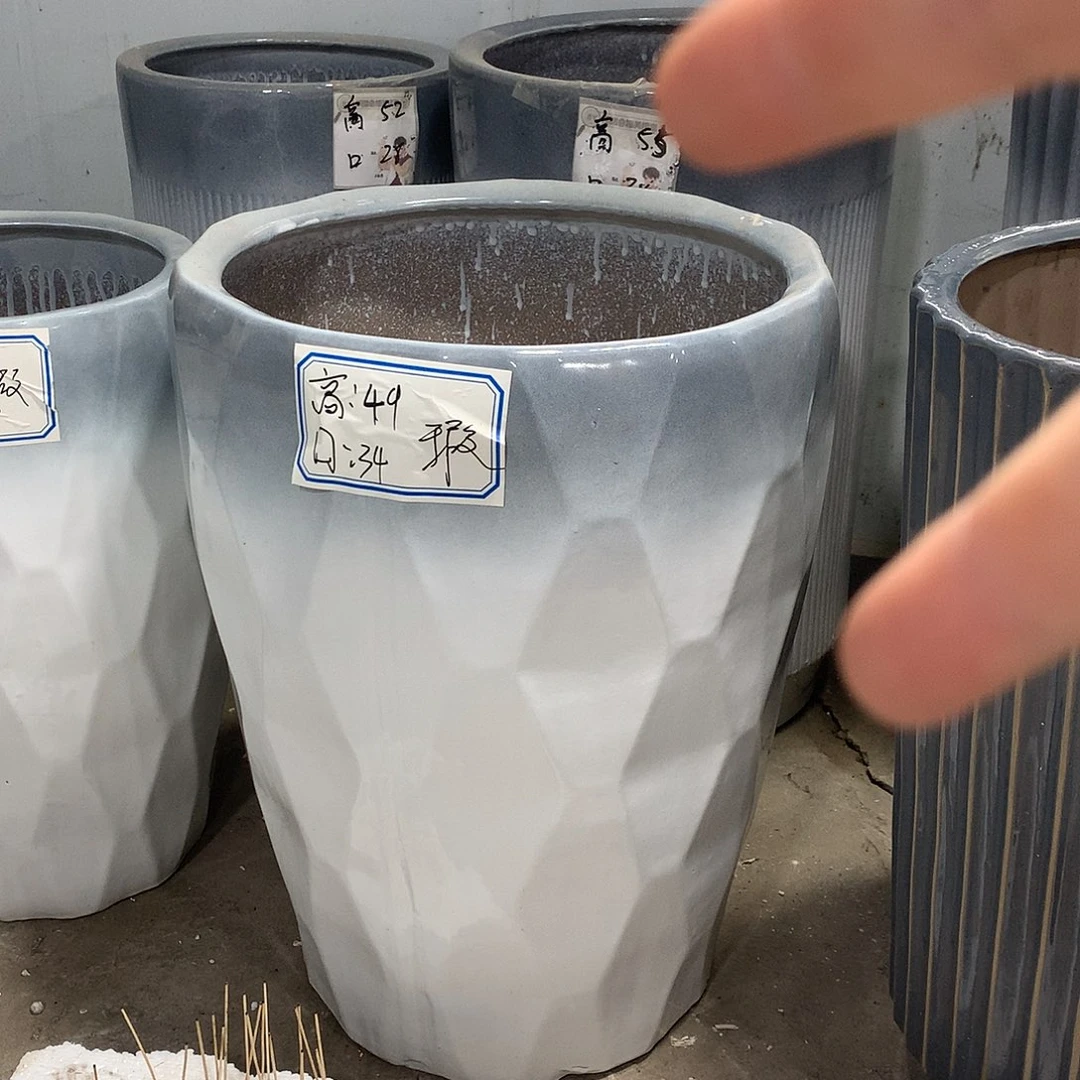 高温陶瓷花盆微瑕