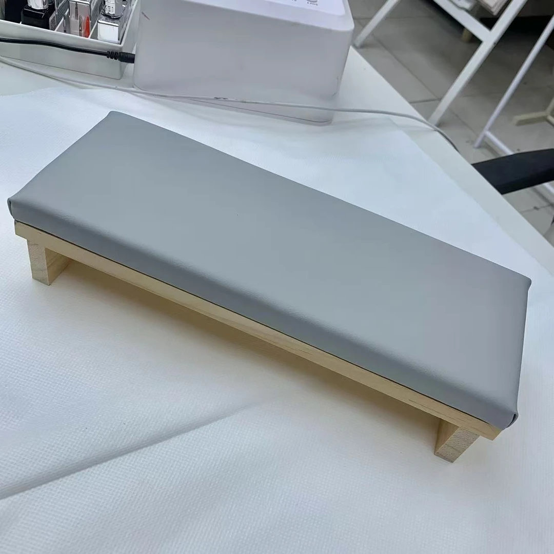 【希妹甄选】原木短款手枕灰色带垫子一套