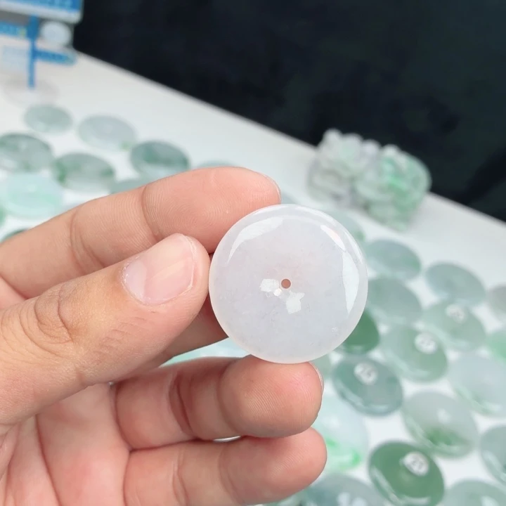 翡翠未镶嵌颈饰缅甸天然A货翡翠30.6-5.7