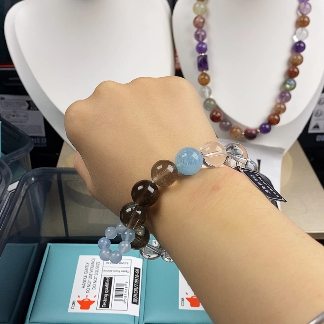 手链银S925镶嵌水晶