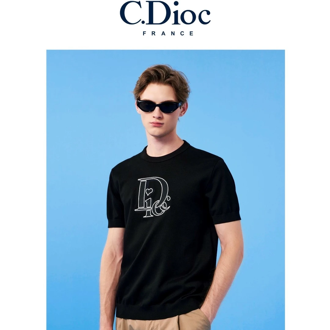 精致针织简约风 C.Dioc 短袖