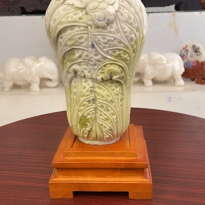 玉天然岫岩玉玉石摆件