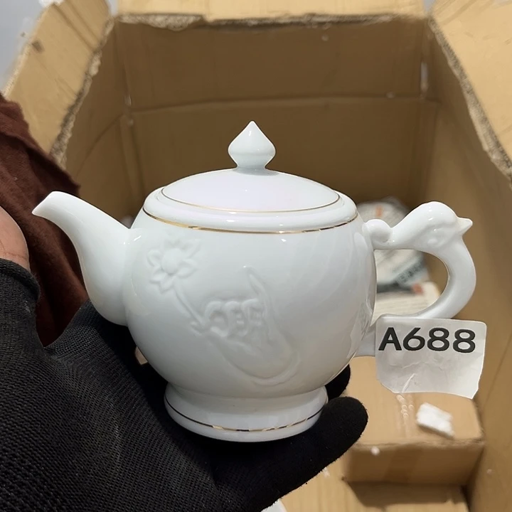 瓷片茶摆件工艺品摆件666