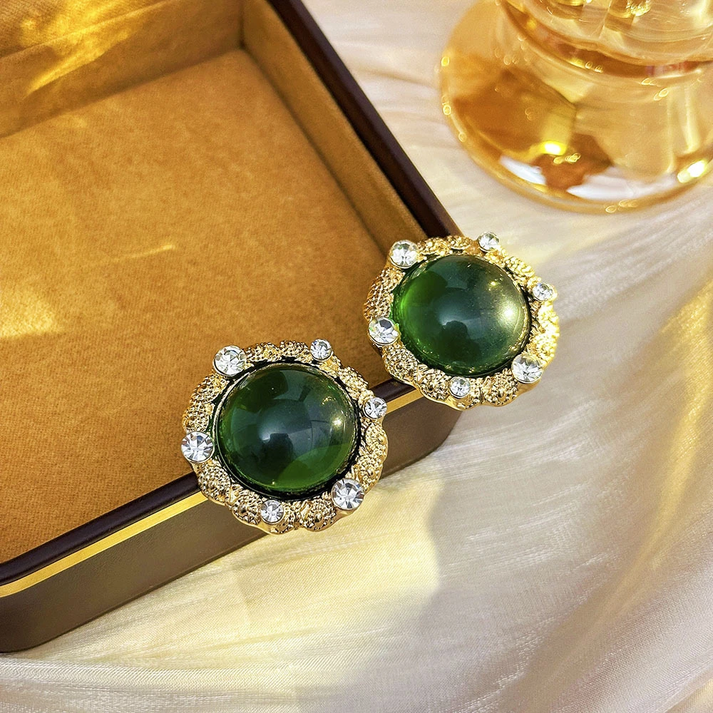 铜合金耳饰 【147】中古vintage复古耳环时尚百搭耳饰小众轻奢耳钉