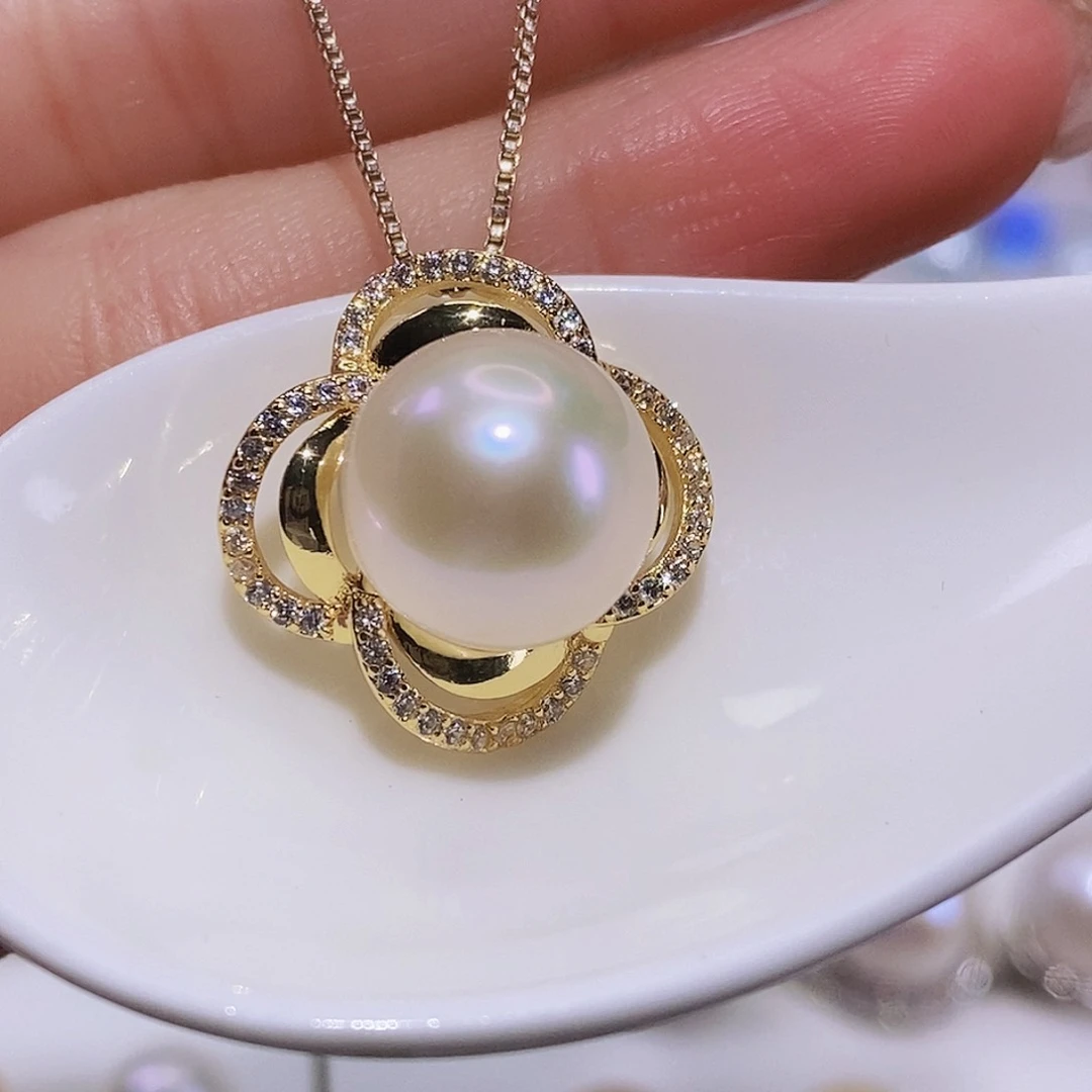 淡水珍珠颈饰合金